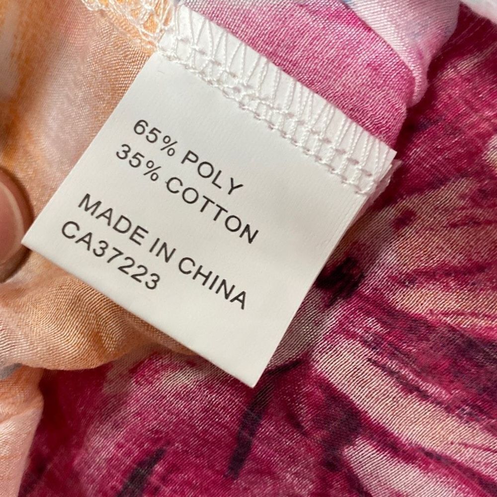 Creation Multi Color Button Down Tunic Size XL NW… - image 7